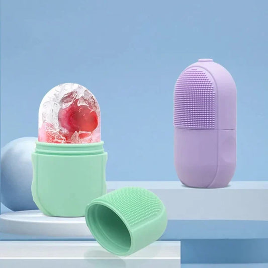 Silicon Face Ice Roller (random Color )