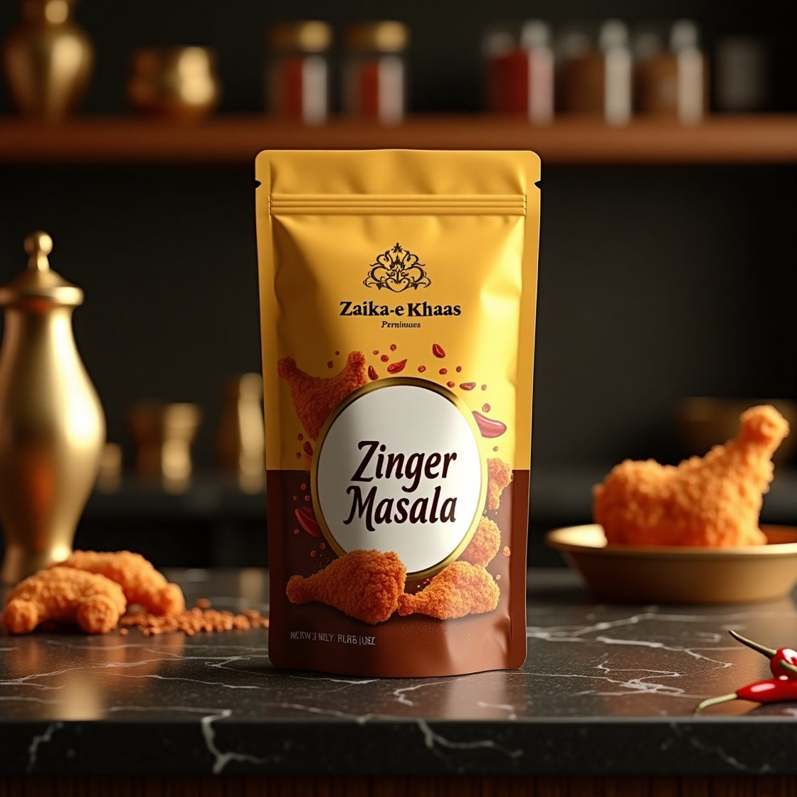 Zaika-e-Khaas Zinger Masala – Crispy, Spicy & Crunchy Fried Chicken Mix