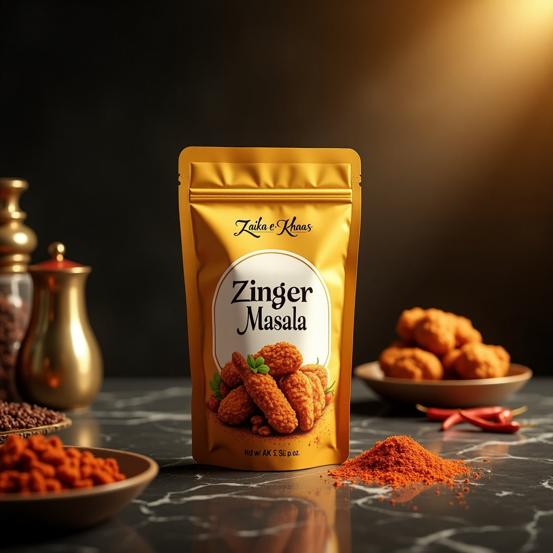Zaika-e-Khaas Zinger Masala – Crispy, Spicy & Crunchy Fried Chicken Mix